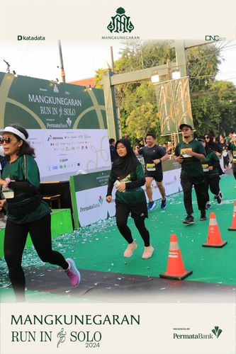 Race photo from Mangkunegaran Run 2024