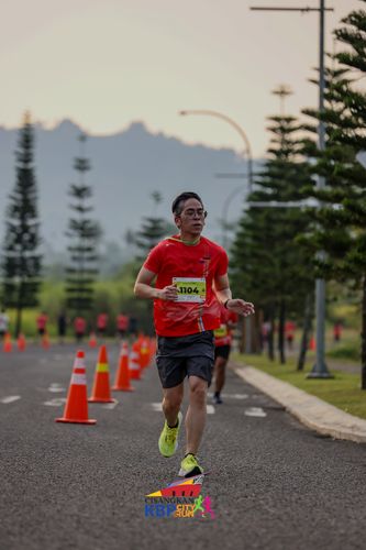 Race photo from CISANGKAN KBP CITY RUN 2025