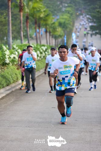 Race photo from Taman Budaya x BOGORUN 2025