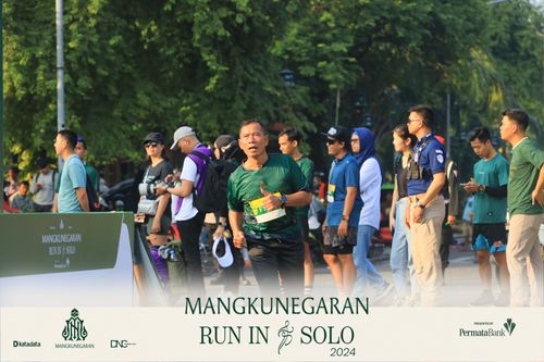 Race photo from Mangkunegaran Run 2024