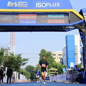 Race photo from SURABAYA ISOPLUS MARATHON 2026