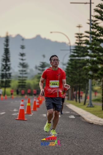 Race photo from CISANGKAN KBP CITY RUN 2025