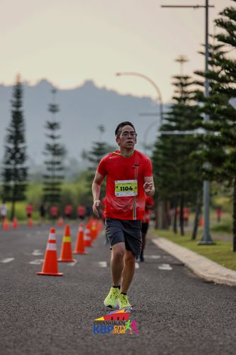 Race photo from CISANGKAN KBP CITY RUN 2025