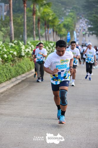 Race photo from Taman Budaya x BOGORUN 2025