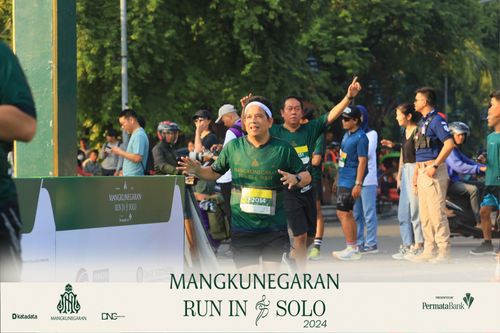 Race photo from Mangkunegaran Run 2024
