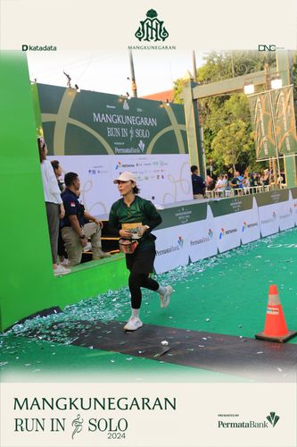 Race photo from Mangkunegaran Run 2024
