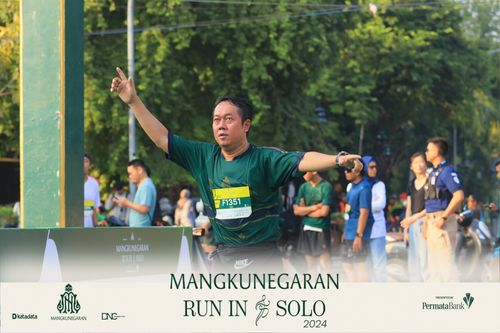 Race photo from Mangkunegaran Run 2024