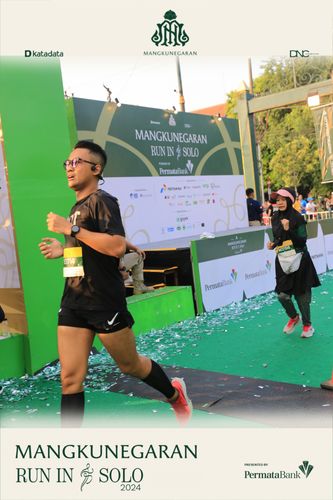 Race photo from Mangkunegaran Run 2024