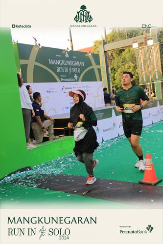 Race photo from Mangkunegaran Run 2024