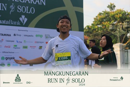 Race photo from Mangkunegaran Run 2024