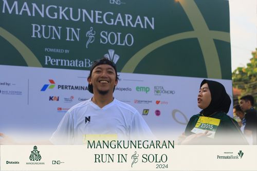 Race photo from Mangkunegaran Run 2024
