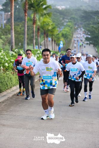 Race photo from Taman Budaya x BOGORUN 2025