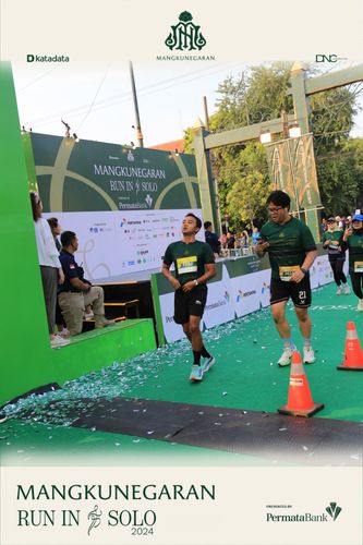 Race photo from Mangkunegaran Run 2024