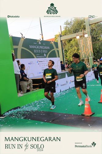 Race photo from Mangkunegaran Run 2024