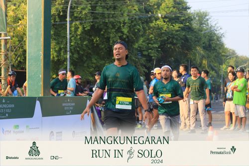 Race photo from Mangkunegaran Run 2024