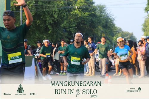 Race photo from Mangkunegaran Run 2024