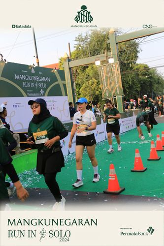 Race photo from Mangkunegaran Run 2024
