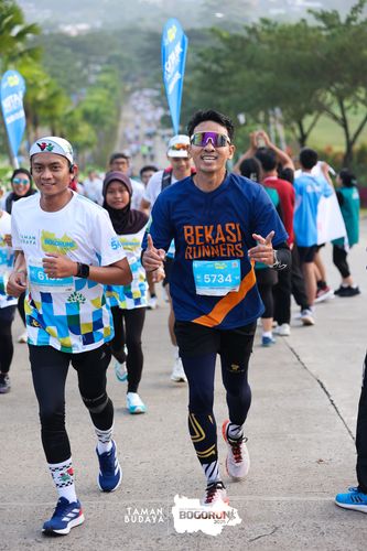 Race photo from Taman Budaya x BOGORUN 2025