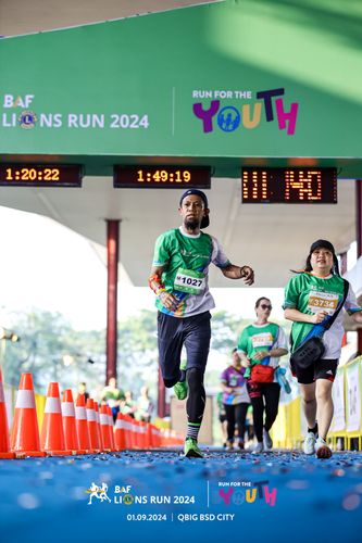 Race photo from BAF LIONS RUN 2024