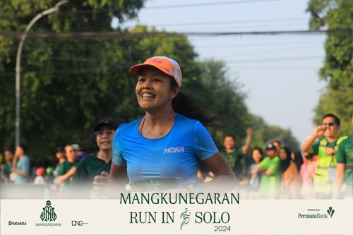 Race photo from Mangkunegaran Run 2024