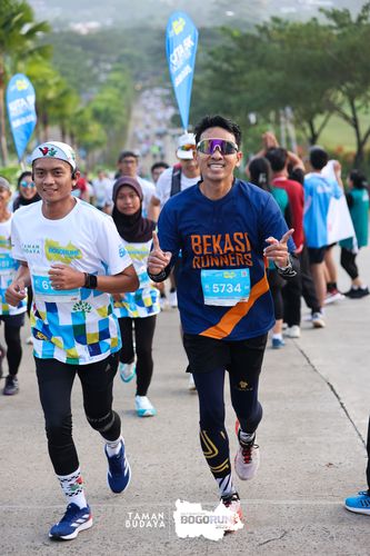 Race photo from Taman Budaya x BOGORUN 2025