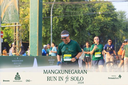 Race photo from Mangkunegaran Run 2024