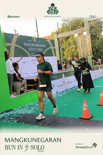 Race photo from Mangkunegaran Run 2024