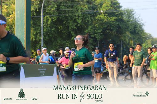 Race photo from Mangkunegaran Run 2024