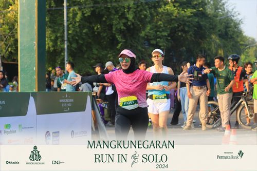 Race photo from Mangkunegaran Run 2024