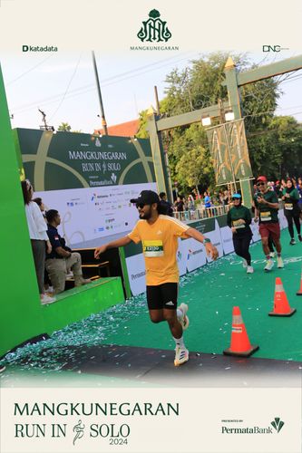 Race photo from Mangkunegaran Run 2024