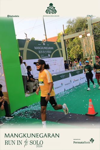 Race photo from Mangkunegaran Run 2024