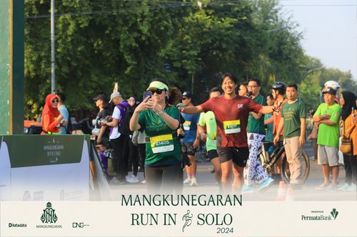 Race photo from Mangkunegaran Run 2024