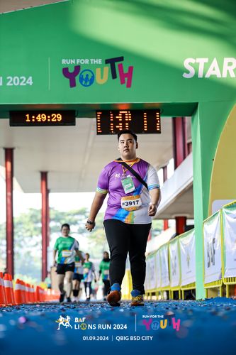 Race photo from BAF LIONS RUN 2024