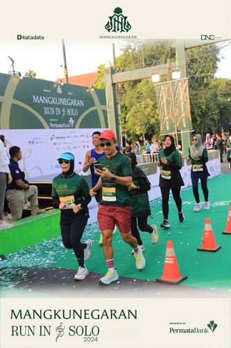 Race photo from Mangkunegaran Run 2024