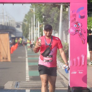 Race photo from SMARTFREN RUN 2026