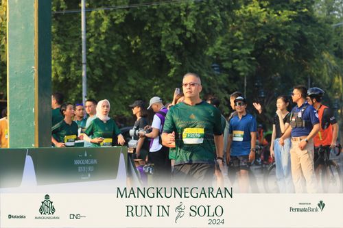 Race photo from Mangkunegaran Run 2024