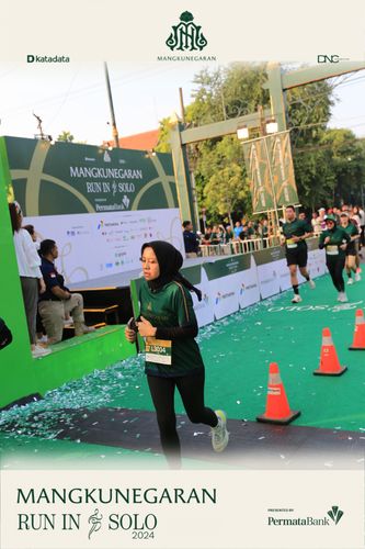 Race photo from Mangkunegaran Run 2024