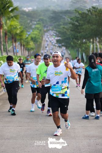 Race photo from Taman Budaya x BOGORUN 2025