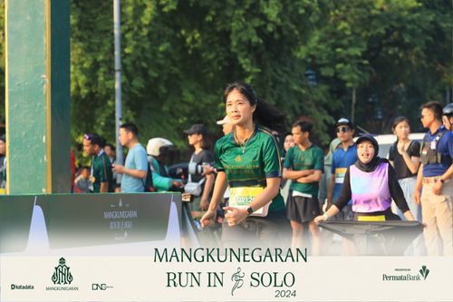 Race photo from Mangkunegaran Run 2024