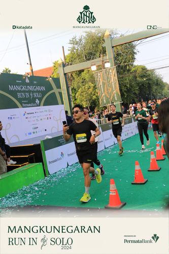 Race photo from Mangkunegaran Run 2024
