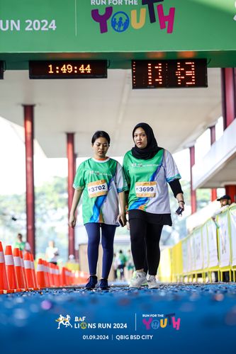 Race photo from BAF LIONS RUN 2024