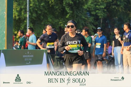 Race photo from Mangkunegaran Run 2024