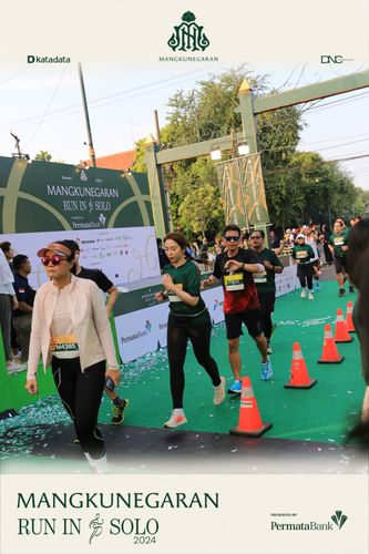 Race photo from Mangkunegaran Run 2024