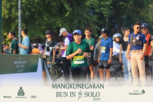 Race photo from Mangkunegaran Run 2024