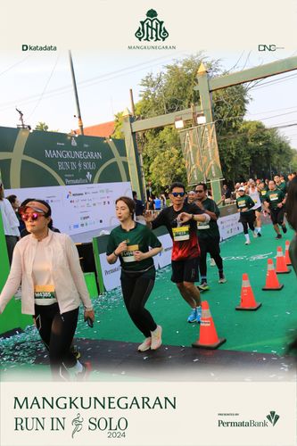 Race photo from Mangkunegaran Run 2024