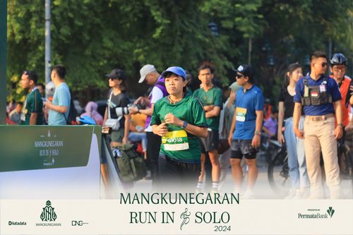 Race photo from Mangkunegaran Run 2024