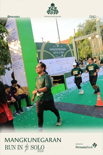 Race photo from Mangkunegaran Run 2024