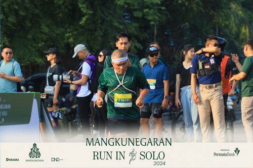 Race photo from Mangkunegaran Run 2024