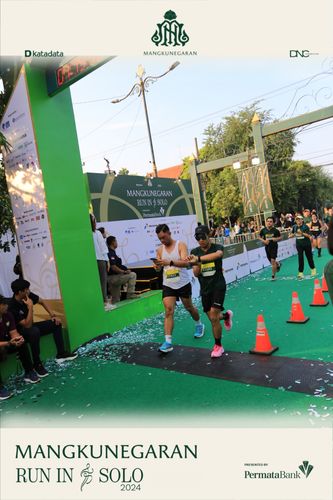 Race photo from Mangkunegaran Run 2024