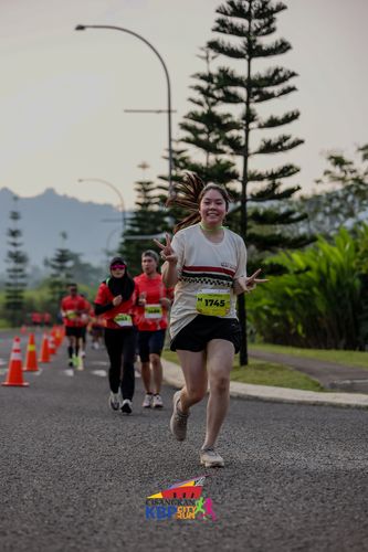 Race photo from CISANGKAN KBP CITY RUN 2025